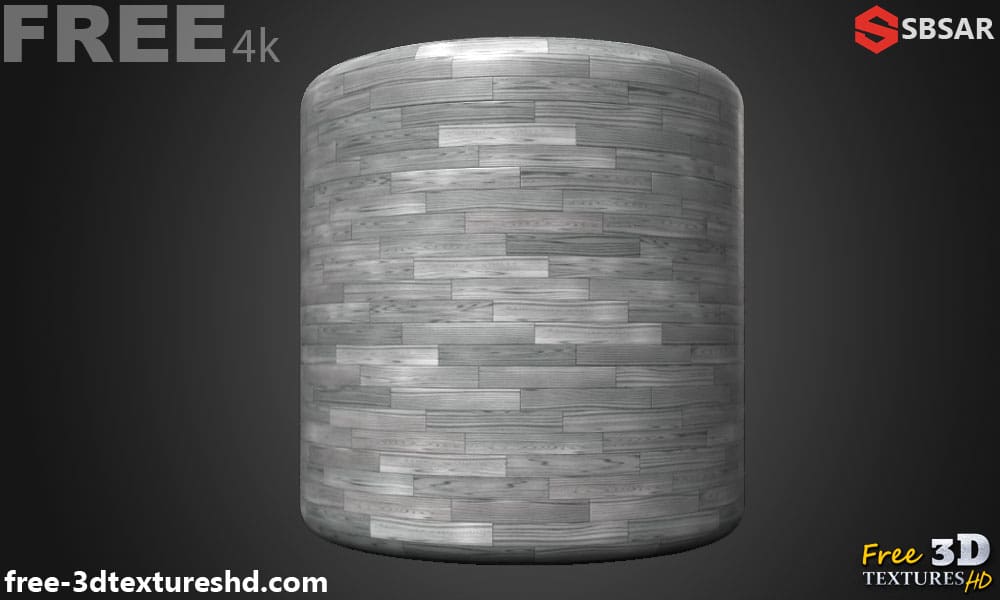 Générateur de textures PBR de parquet bois gris blanc Substance SBSAR Téléchargement gratuit