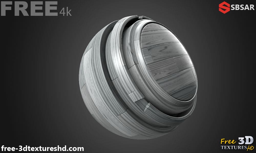 Générateur de textures PBR de parquet bois gris blanc Substance SBSAR Téléchargement gratuit
