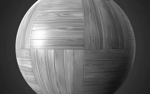 White Grey Wood Floor Parquet Basket Square Style Generator Substance SBSAR Free Download 4K High Resolution