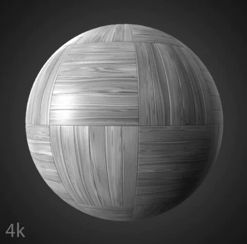 White Grey Wood Floor Parquet Basket Square Style Generator Substance SBSAR Free Download 4K High Resolution