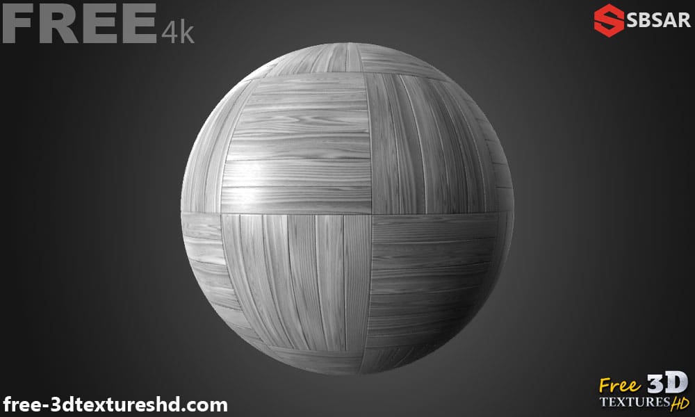 Générateur de textures PBR de parquet carré blanc gris bois Substance SBSAR Téléchargement gratuit