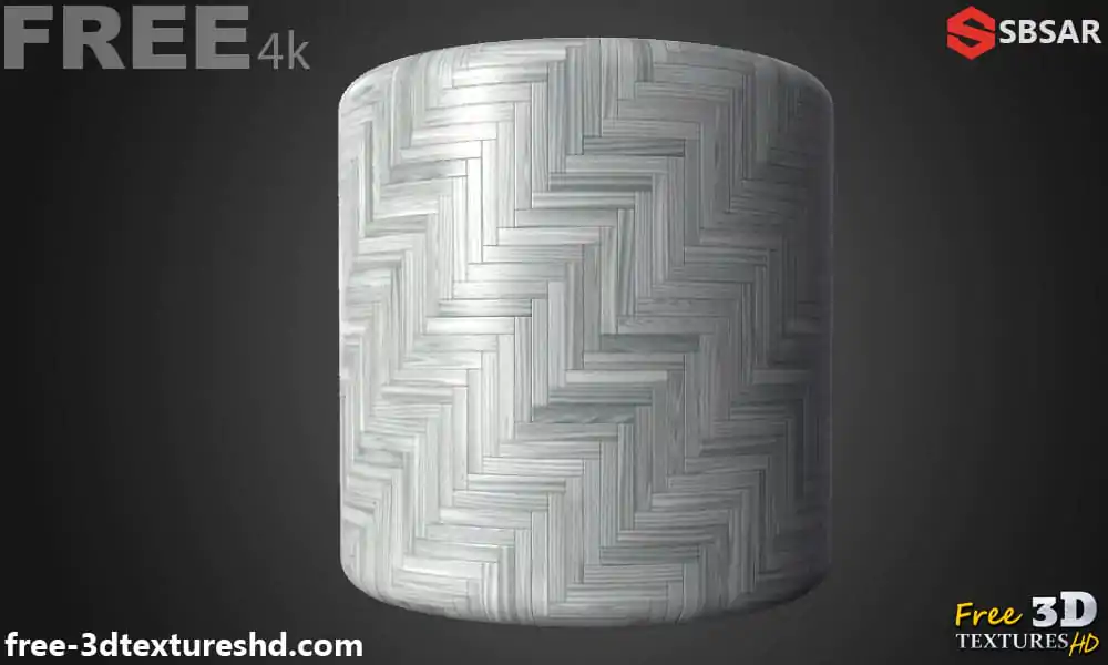 white-wood-floor-parquet-herringbone-style-generator-substance-SBSAR-free-download-render-cylindre