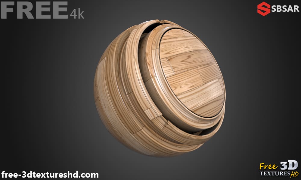 Générateur de Textures PBR Parquet en Bois Substance SBSAR Téléchargement Gratuit