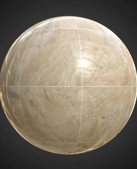 Beige Marble Tile Substance SBSAR PBR Texture Free Download 4K High Resolution for Unity, Unreal Engine, and Vray