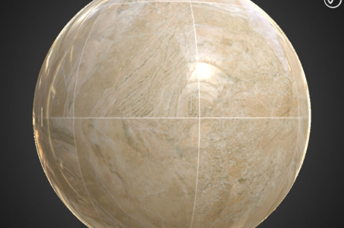 Téléchargement gratuit de texture de carrelage en marbre beige SBSAR PBR 4K haute résolution pour Unity, Unreal Engine et Vray