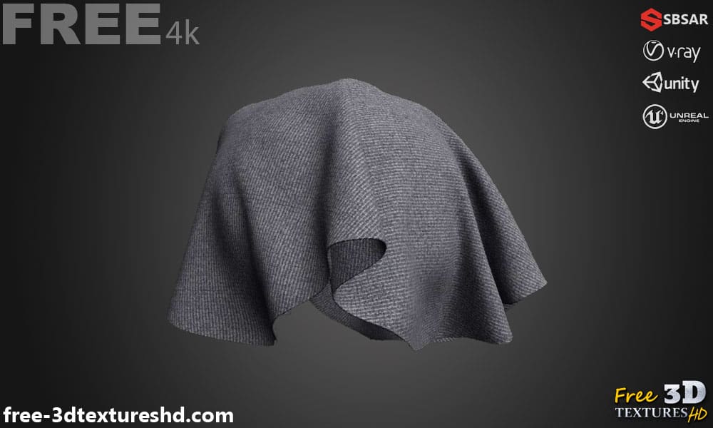 Substance SBSAR Tapis Bleu Téléchargement Gratuit Texture PBR 3D Haute Résolution pour Unity Unreal Vray