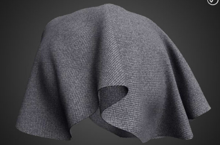 Texture PBR en tissu de tapis bleu 3D Téléchargement gratuit Substance haute résolution SBSAR Unity Unreal Vray Maps