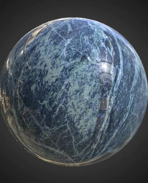 Blue Marble Tile Substance SBSAR PBR Texture Free Download 4K High Resolution for Unity, Unreal Engine, and Vray