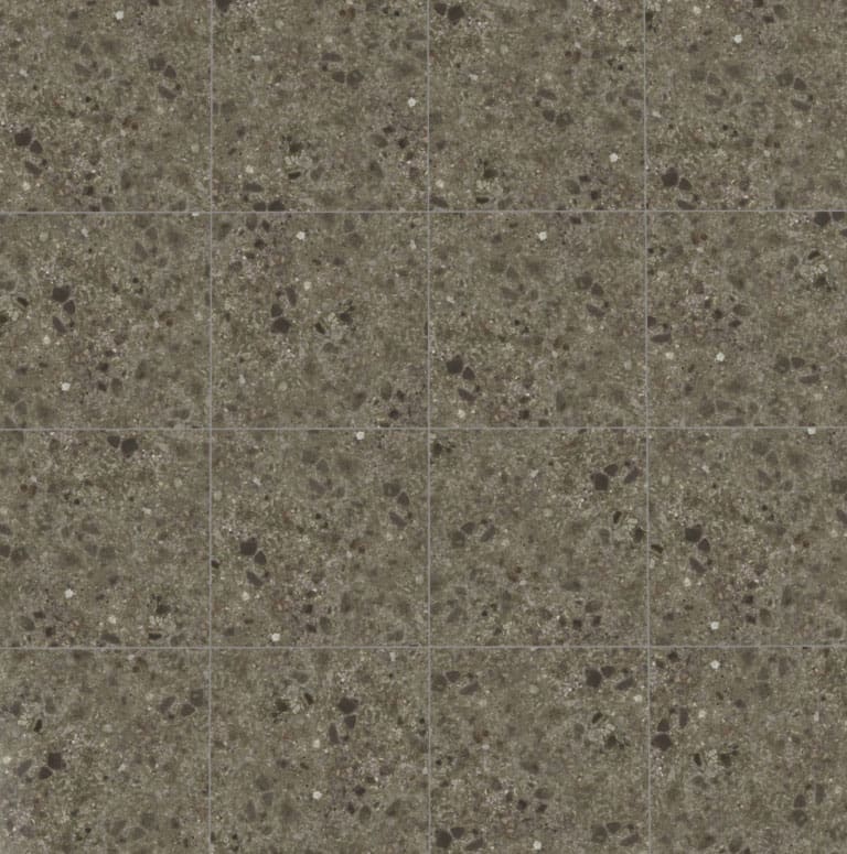 Carrelage de sol en céramique Marron avec motif terrazzo, texture PBR SBSAR transparente à télécharger gratuitement en haute résolution 4K pour Unity, Unreal Engine, et Vray