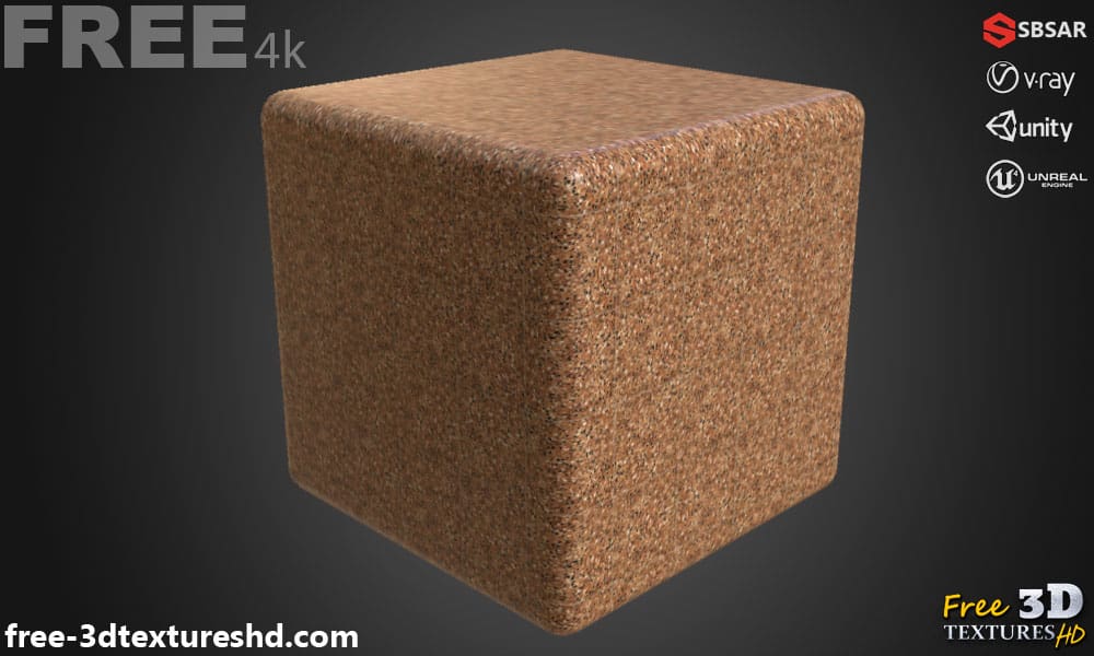 Carrelage de sol en céramique Vintage avec motif terrazzo, texture PBR SBSAR transparente à télécharger gratuitement en haute résolution 4K pour Unity, Unreal Engine, et Vray