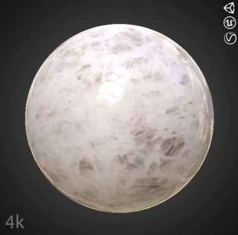 Crystal Quartz Marble Tile Substance SBSAR PBR Texture Free Download 4K High Resolution for Unity, Unreal Engine, and Vray