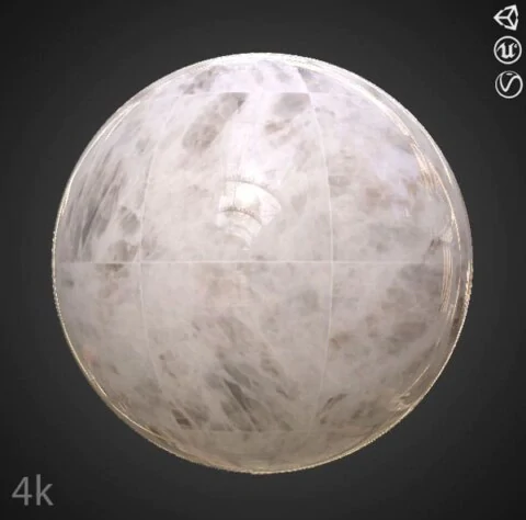 Crystal Quartz Marble Tile Substance SBSAR PBR Texture Free Download 4K High Resolution for Unity, Unreal Engine, and Vray