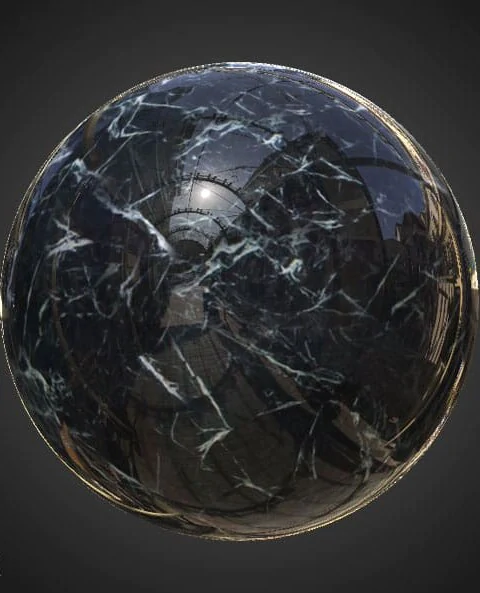 Green Marble PBR Texture Free Download 4K High Resolution for Unity, Unreal Engine, and Vray