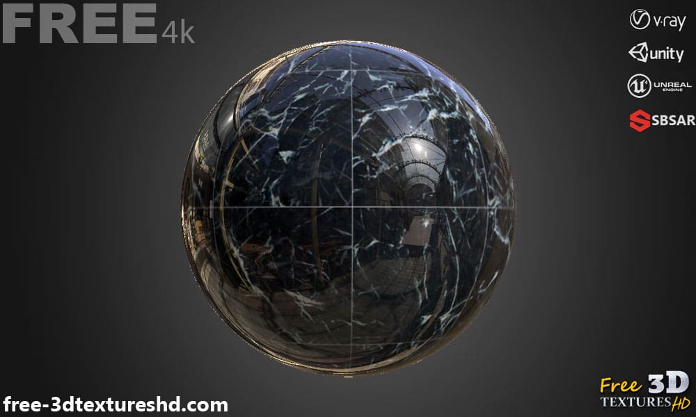 Téléchargement gratuit de texture de tuile de marbre vert SBSAR PBR 4K haute résolution pour Unity, Unreal Engine et Vray