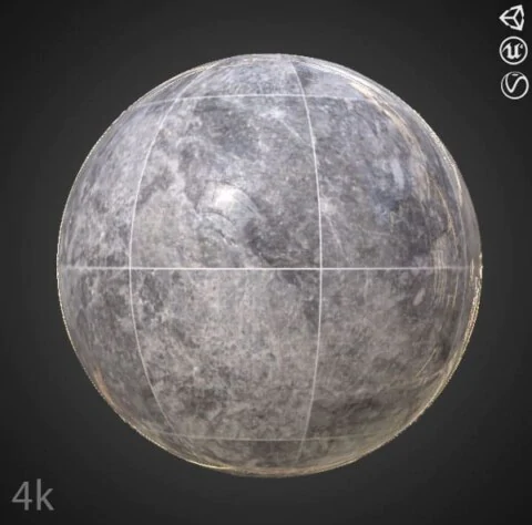 Grey Marble Tile Substance SBSAR PBR Texture Free Download 4K High Resolution for Unity, Unreal Engine, and Vray