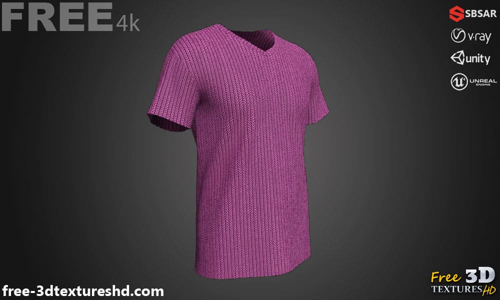 Tissu en laine de chaton PBR Texture 3D Téléchargement gratuit Haute résolution Substance SBSAR Unity Unreal