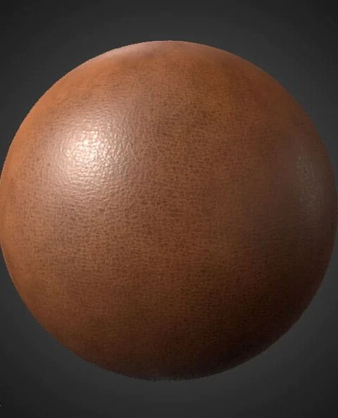 Brown Natural Leather Substance SBSAR 3D Texture PBR Free Download 4K High Resolution for Unity, Unreal Engine, and Vray