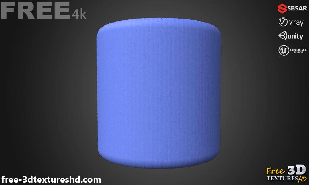 Texture PBR de tissu de bain de serviette haute résolution 4K, téléchargement gratuit pour Unity et Unreal, parfait pour les projets 3D