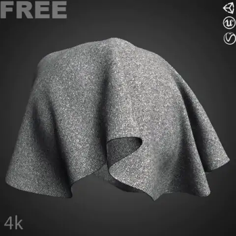 Tweed-cloth-gray-fabric-PBR-texture-3D-free-download-High-resolution-substance-sbsar-Unity-Unreal-Vray