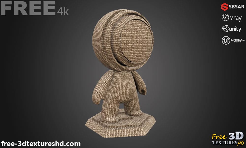 Tissu de tapis beige PBR Texture 3D Téléchargement gratuit Haute résolution Substance SBSAR Unity Unreal Vray Render