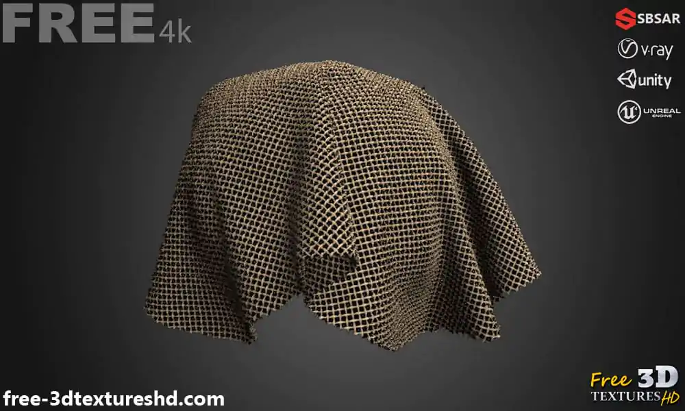 open-Plain-weave-fabric-PBR-texture-3D-free-download-High-resolution-Substance-Sbsar-Unity-Unreal-Vray-1