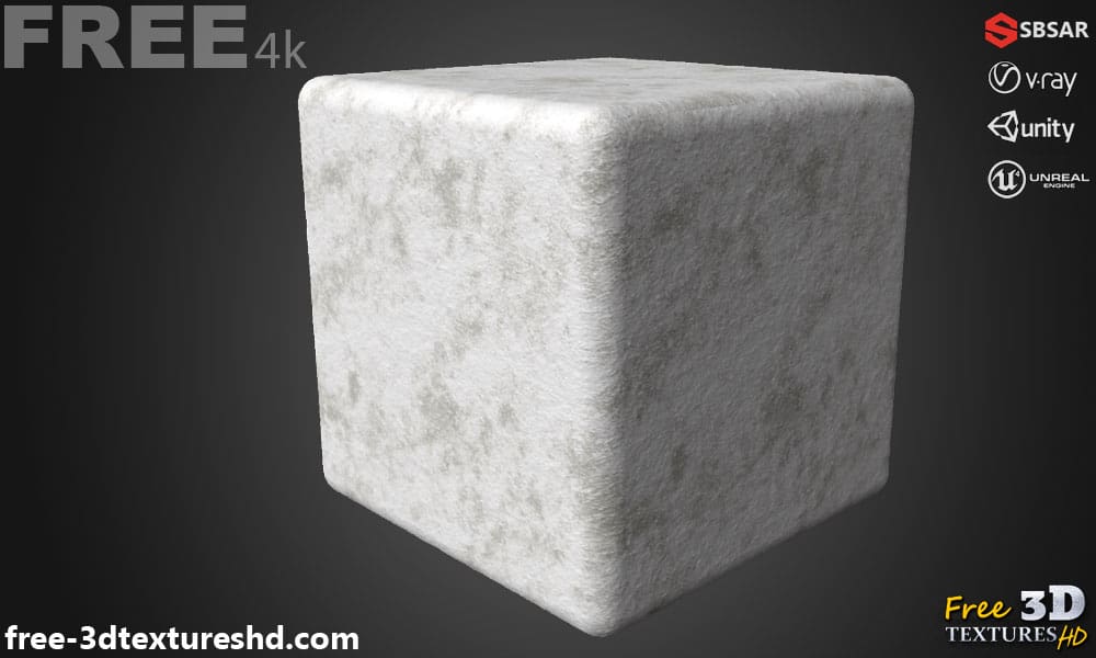 Mur de plâtre sale sans couture, substance SBSAR, texture PBR 3D, téléchargement gratuit 4K haute résolution pour Unity, Unreal et Vray