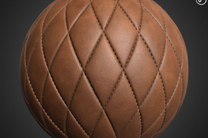 Texture 3D SBSAR de cuir naturel PBR Téléchargement gratuit 4K haute résolution pour Unity, Unreal Engine et Vray