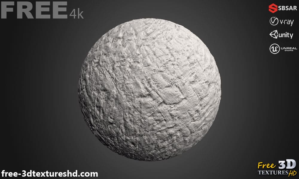 Texture de mur en plâtre de ciment grunge PBR Substance Sbsar Téléchargement gratuit