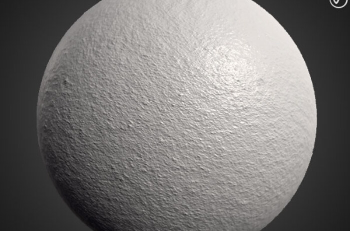 Plâtre mural sans couture Substance SBSAR Texture PBR 3D Téléchargement gratuit 4K haute résolution pour les moteurs Unity, Unreal et Vray