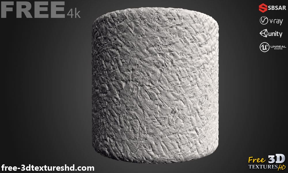 Texture de mur en plâtre de ciment grunge PBR Substance Sbsar Téléchargement gratuit