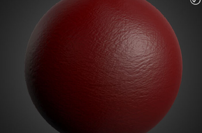 Mur en plâtre rouge sans couture, texture SBSAR PBR 3D, téléchargement gratuit 4K haute résolution pour Unity, Unreal Engine et Vray