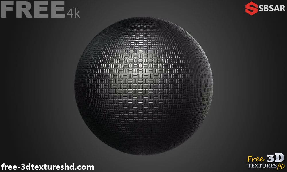 Générateur de textures 3D en caoutchouc et plastique pour panier, téléchargement gratuit de textures haute résolution 4K pour un rendu détaillé