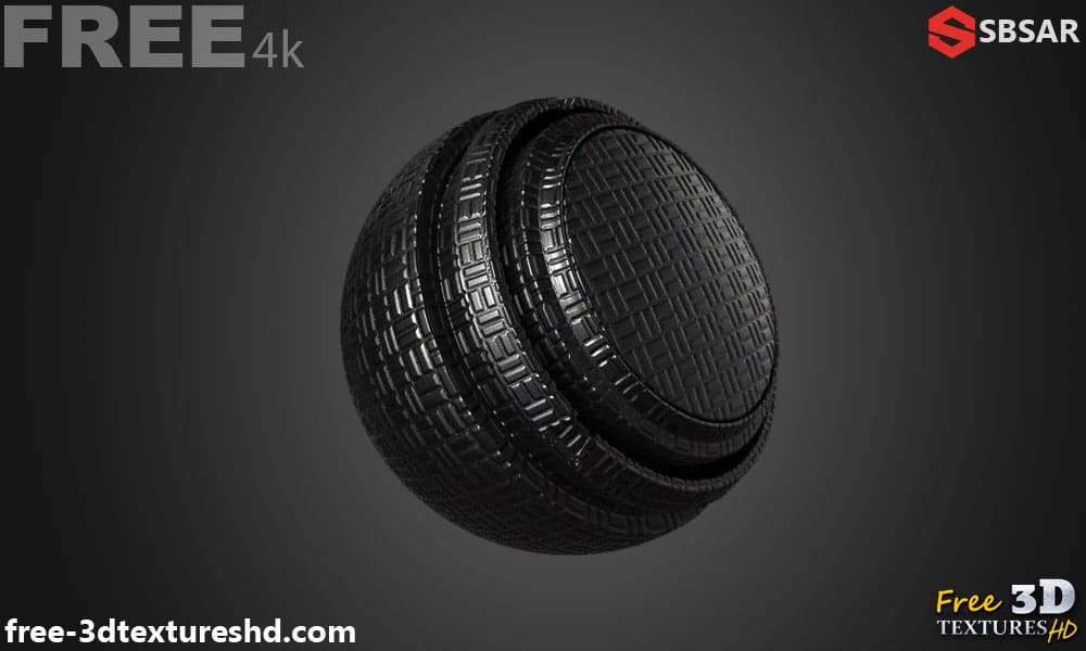 Générateur de textures 3D en caoutchouc et plastique pour panier, téléchargement gratuit de textures haute résolution 4K pour un rendu détaillé