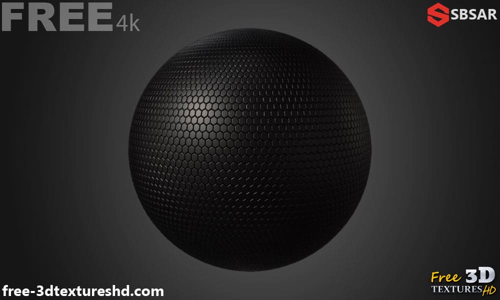 Générateur de texture 3D en caoutchouc et plastique à motif hexagonal Substance SBSAR Téléchargement gratuit pour des textures haute résolution et détaillées