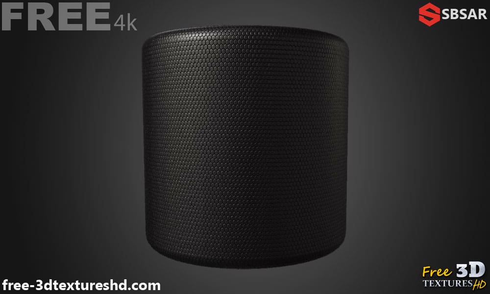 Téléchargement gratuit de texture 3D en caoutchouc et plastique à motif hexagonal. Générateur de substance SBSAR.