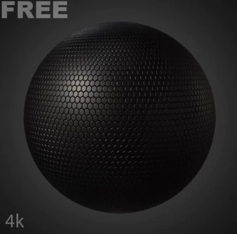 Hexagon Pattern Rubber Plastic 3D Texture Generator Substance SBSAR Free Download for High-Resolution and Detailed Textures