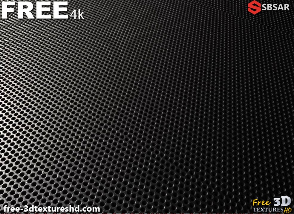 Téléchargement gratuit du générateur de texture plastique perforé PBR Substance SBSAR. Matériaux plastiques perforés haute résolution pour projets 3D.
