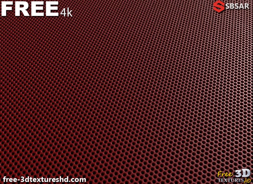 Téléchargement gratuit du générateur de texture 3D de panneaux perforés en plastique SBSAR.