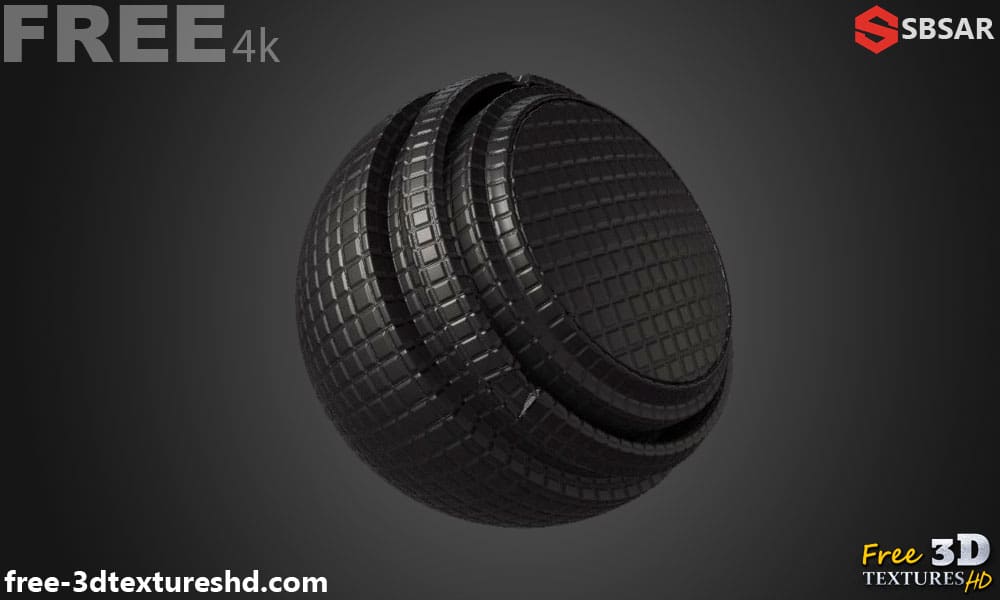 Générateur de textures 3D en caoutchouc et plastique à motif carré (Substance SBSAR) à télécharger gratuitement pour des textures haute résolution et détaillées