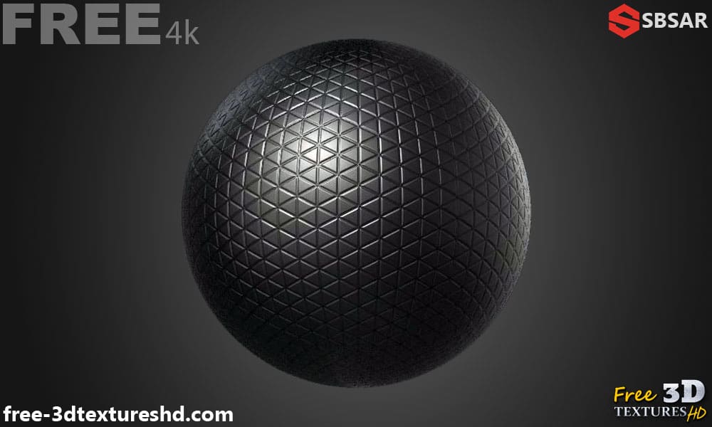 Générateur de texture 3D en caoutchouc et plastique à motif triangulaire Substance SBSAR Téléchargement gratuit 4K haute résolution pour des textures détaillées