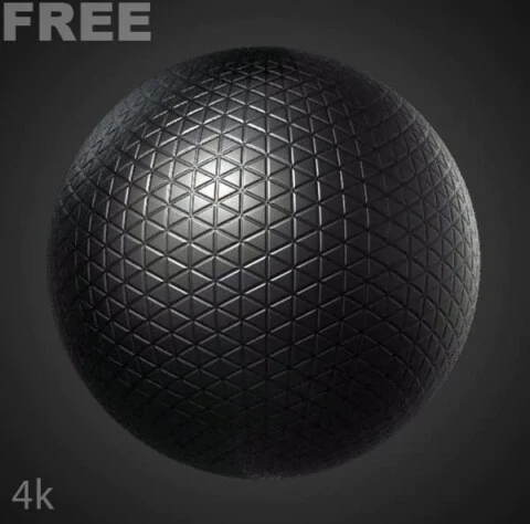 Triangle Pattern Rubber Plastic 3D Texture Generator Substance SBSAR Free Download 4K High Resolution for Detailed Textures