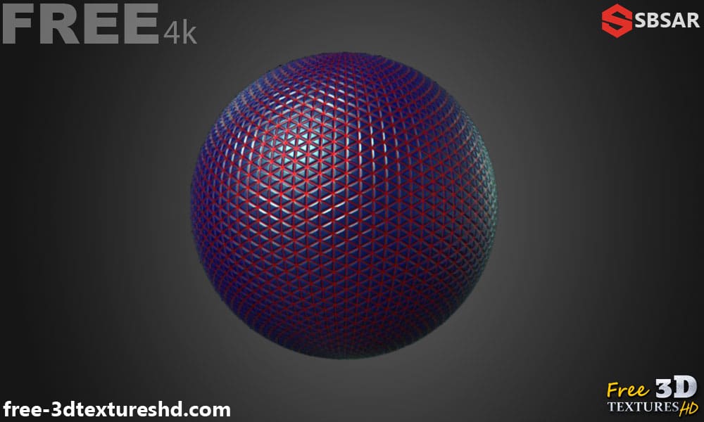 Générateur de texture 3D en caoutchouc et plastique à motif triangulaire Substance SBSAR Téléchargement gratuit 4K haute résolution pour des textures détaillées