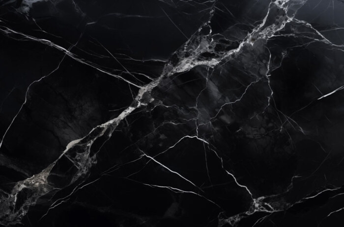 Texture de marbre noir Téléchargement gratuit Fond d'écran haute résolution 4K pour des intérieurs élégants et modernes