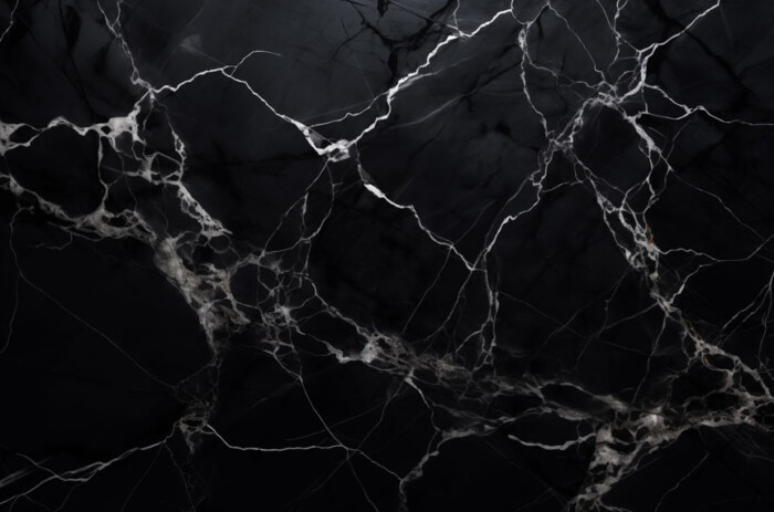 Texture de marbre noir Téléchargement gratuit Fond d'écran haute résolution 4K pour espaces élégants et contemporains