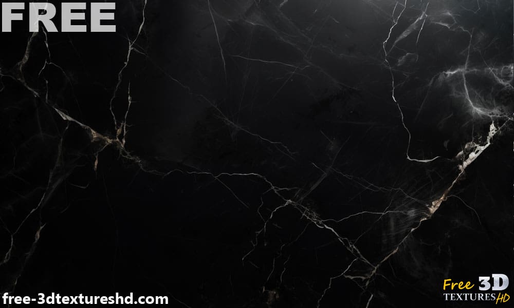 Texture de marbre noir Téléchargement gratuit Fond d'écran haute résolution 4K pour des designs sophistiqués et contemporains