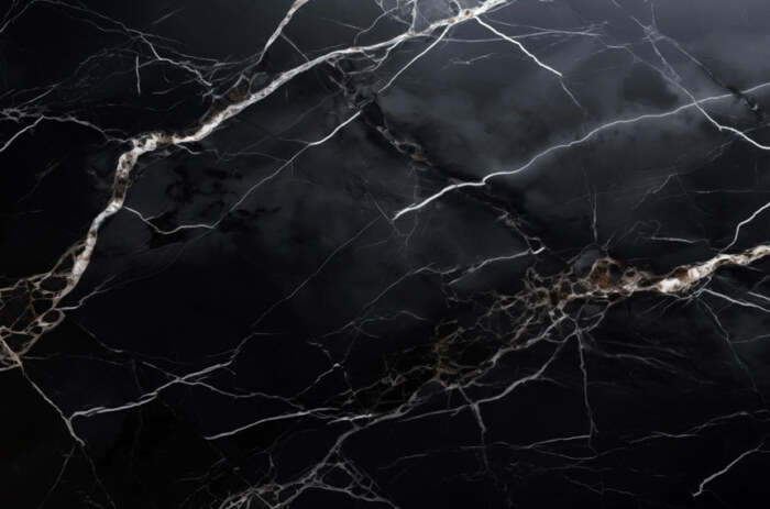 Texture de marbre noir Téléchargement gratuit Fond d'écran haute résolution 4K pour des projets de design élégants et modernes