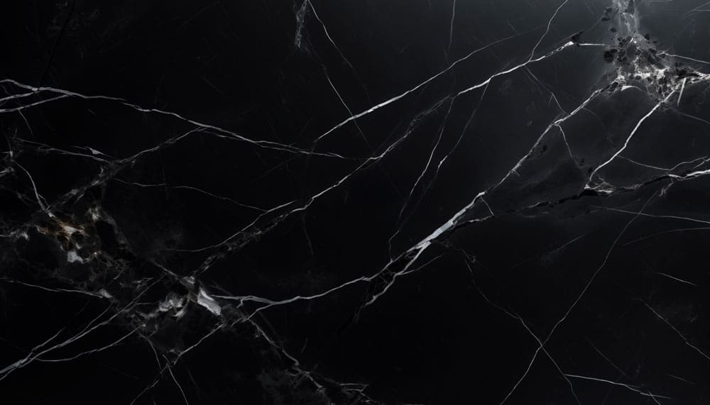 Texture de marbre noir Téléchargement gratuit Fond haute résolution 4K pour une esthétique élégante et moderne