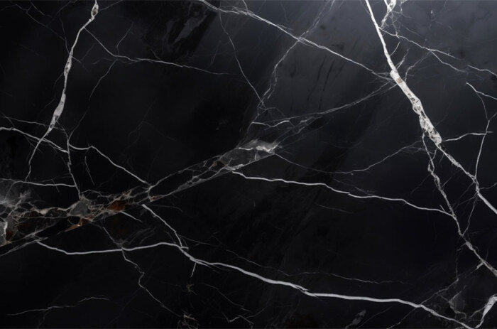 Texture de marbre noir Téléchargement gratuit Fond d'écran haute résolution 4K pour des intérieurs élégants et sophistiqués