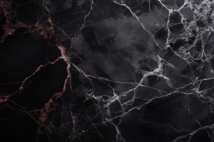 Téléchargement gratuit de fond d'écran haute résolution 4K en marbre noir avec texture de veines dorées pour des espaces luxueux et élégants