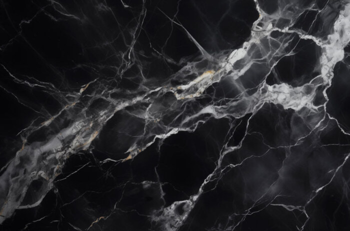Fond de texture de marbre noir et blanc spectaculaire - haute résolution. Parfait pour un design d'intérieur moderne et minimaliste.